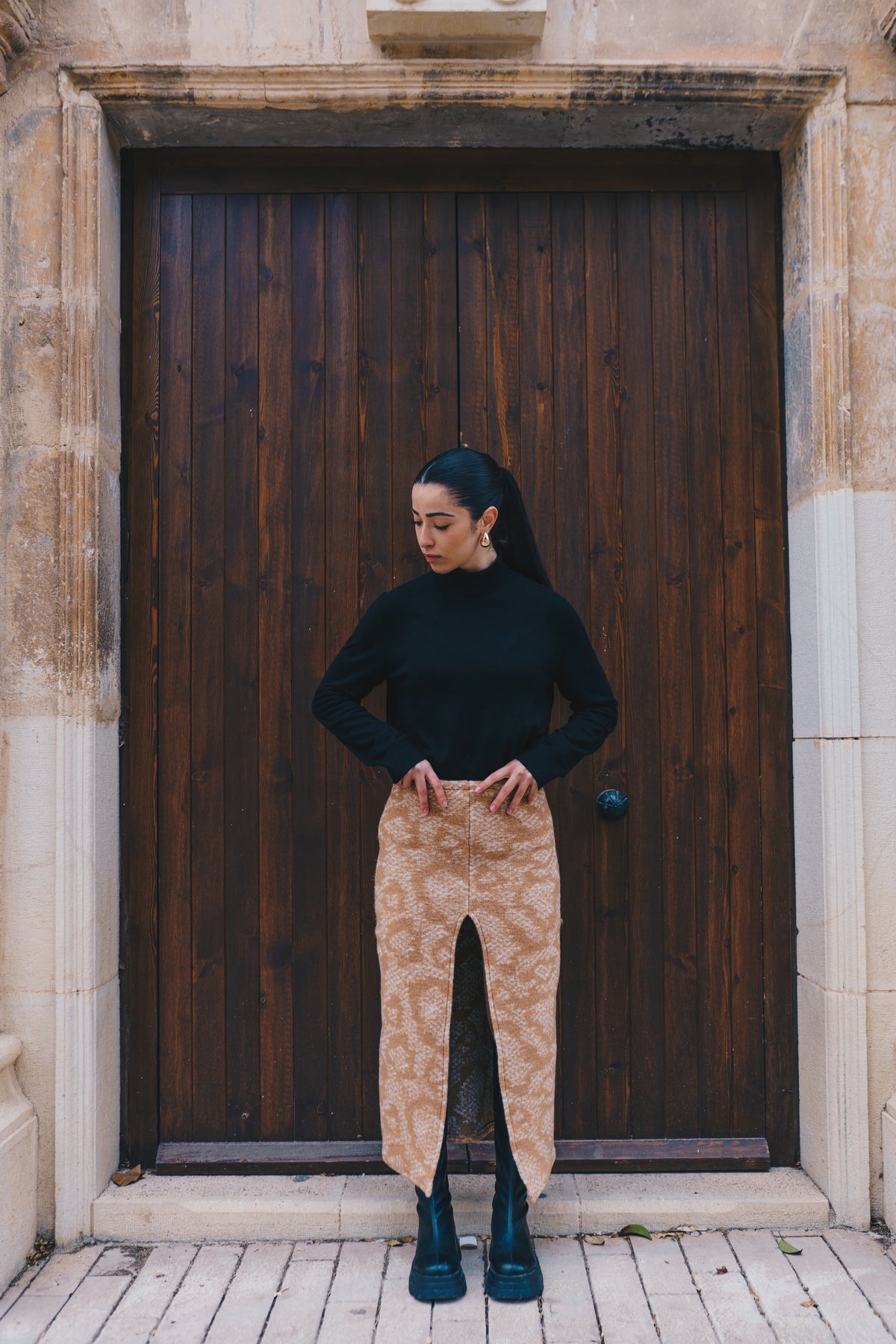Falda midi Eros
