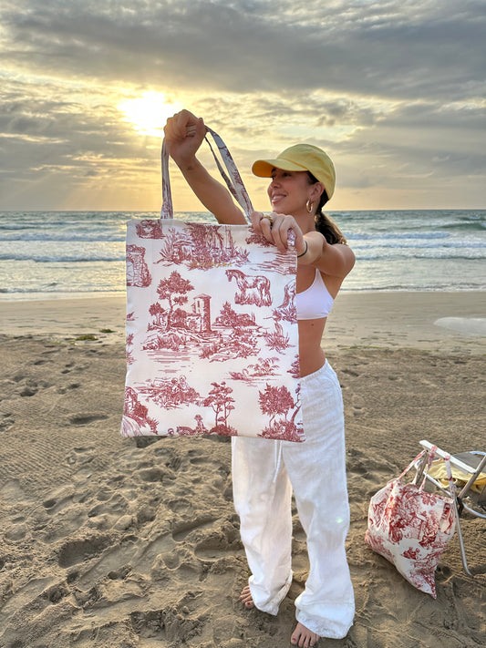 Bolso “Carabassí” burdeos