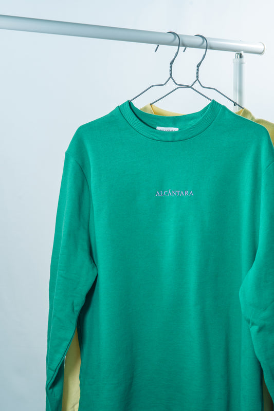 Sudadera verde "Corazón"